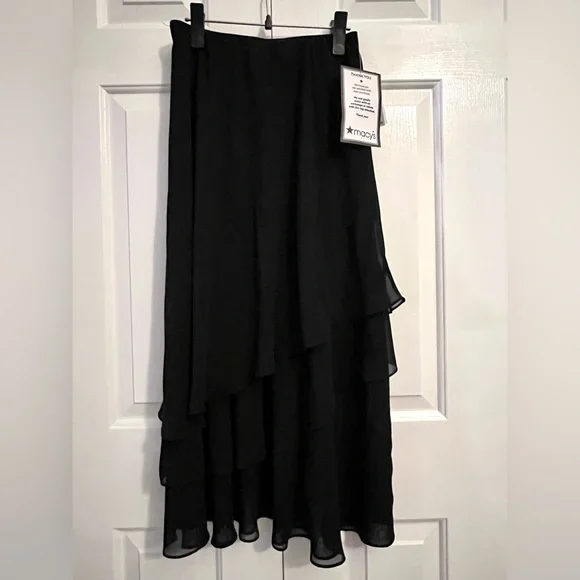 (NWT) Alex Evenings Layered Chiffon Skirt, size S - Picture 2 of 8